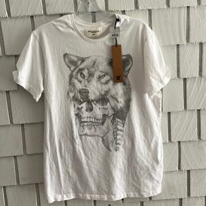 COTTON ON Men’s White Graphic T-Shirt Size M